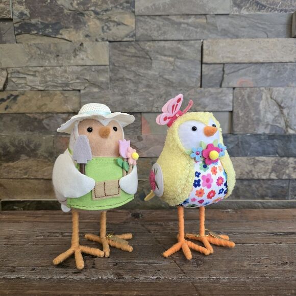 2025 Spritz Featherly Friends “HUE” And “DECKLE” Easter Bird - Picture 1 of 8